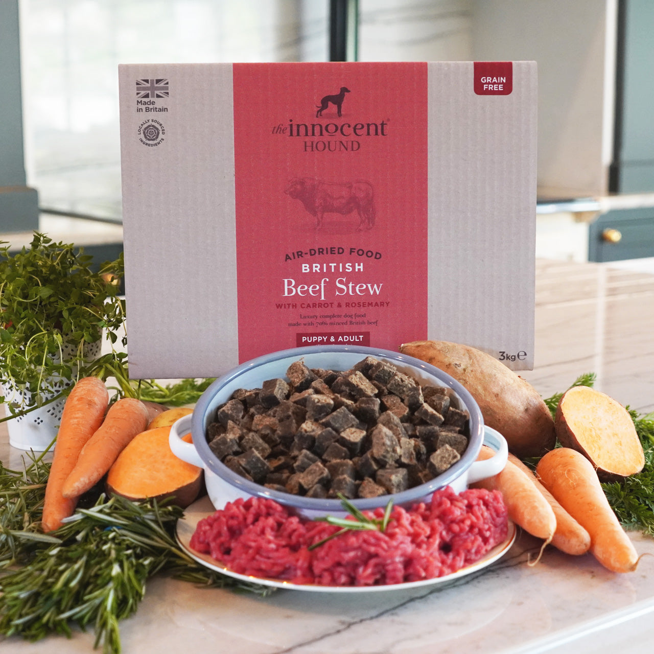 The Innocent Hound Dog Food Raw Air Dried Grain free Healthy House of Dog