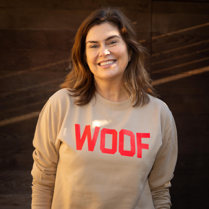 Red Woof Unisex Sweatshirt