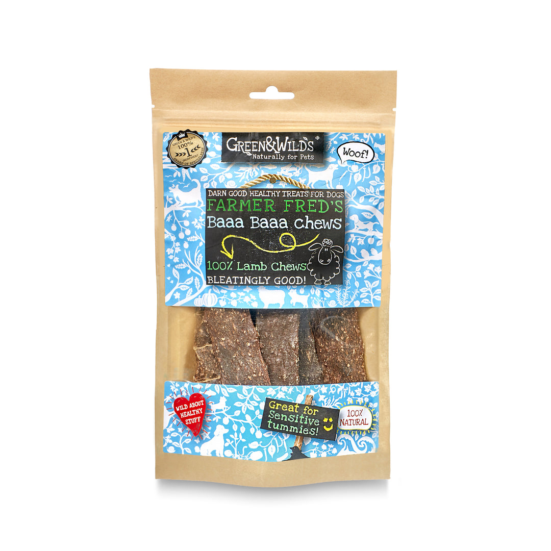 Baaa Baaa Chews Lamb for Dogs - Dog Treats - Grain Free - House Of Dog