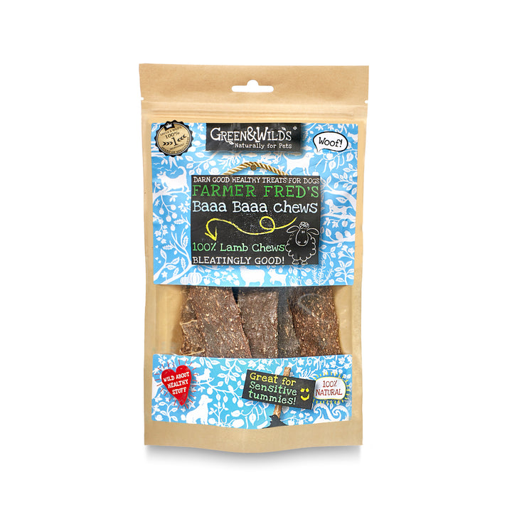 Baaa Baaa Chews Lamb for Dogs - Dog Treats - Grain Free - House Of Dog