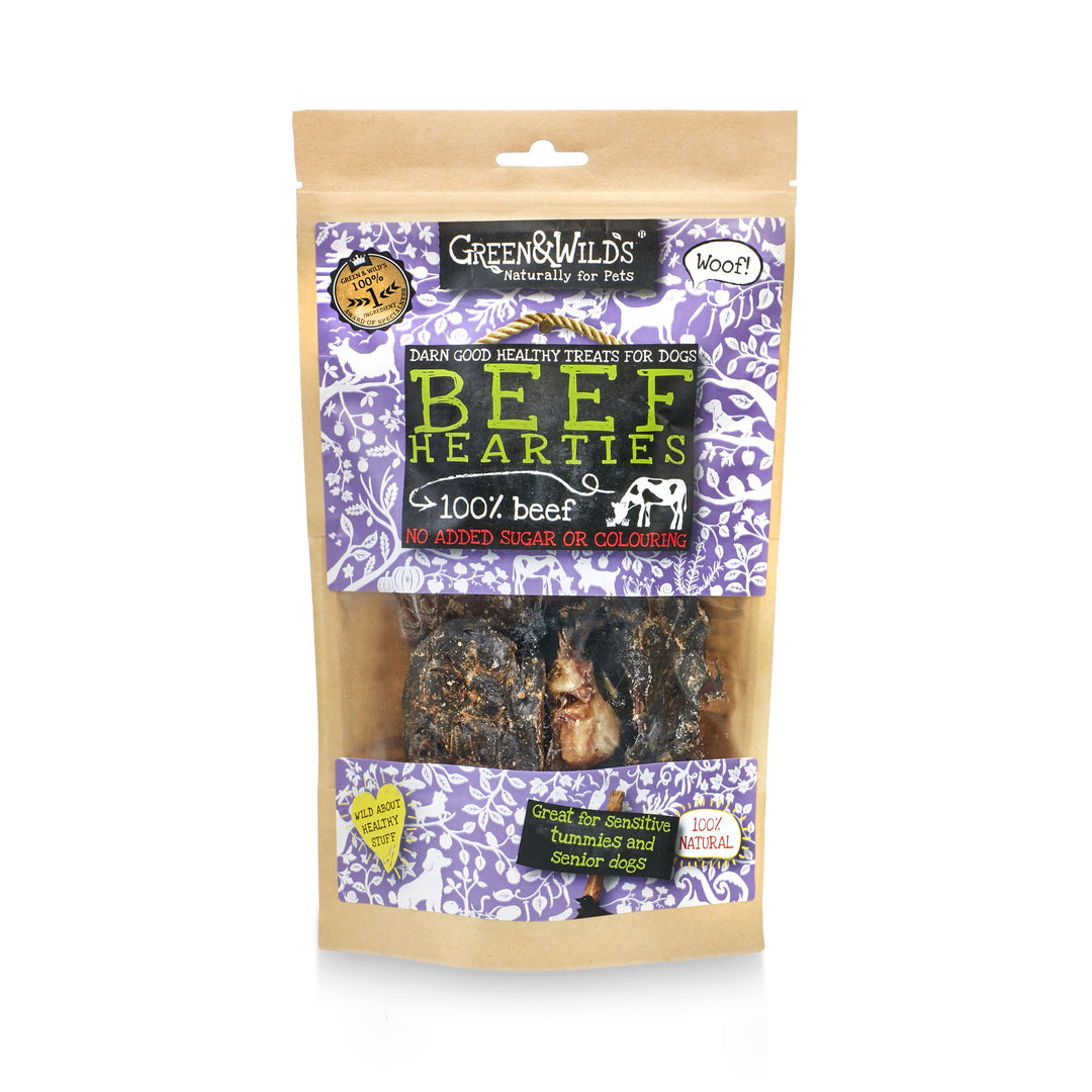 Beef Hearties Dog Chews | Grain Free | Healthy Dog Treats natural
