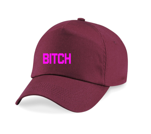 Burgundy Bitch Cap