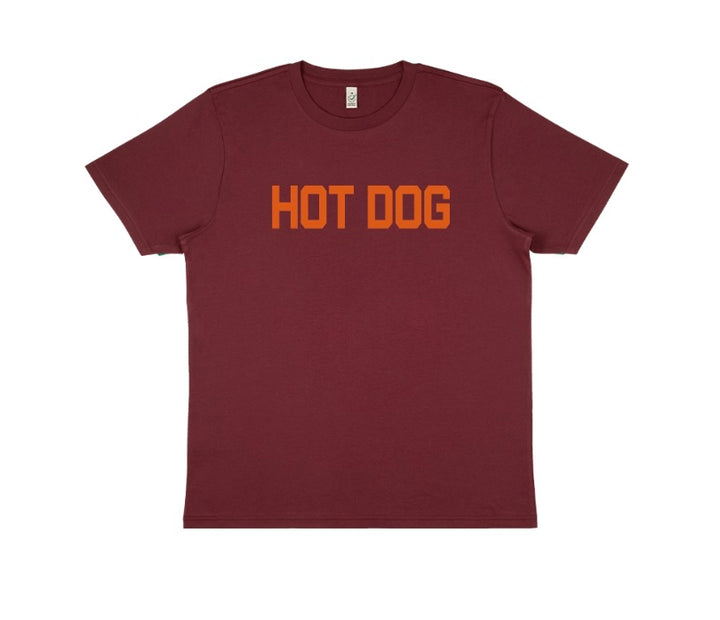 Orange Hot Dog Unisex T-Shirt