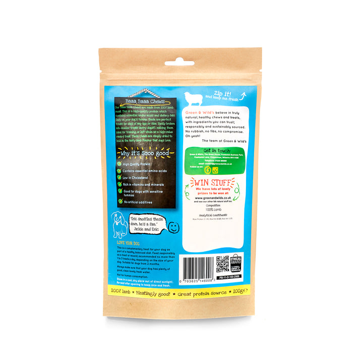 Baaa Baaa Lamb Chews - Grain Free - House Of Dog