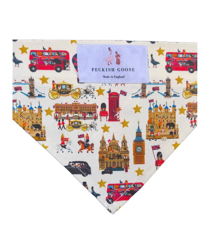 White London Dog Bandana