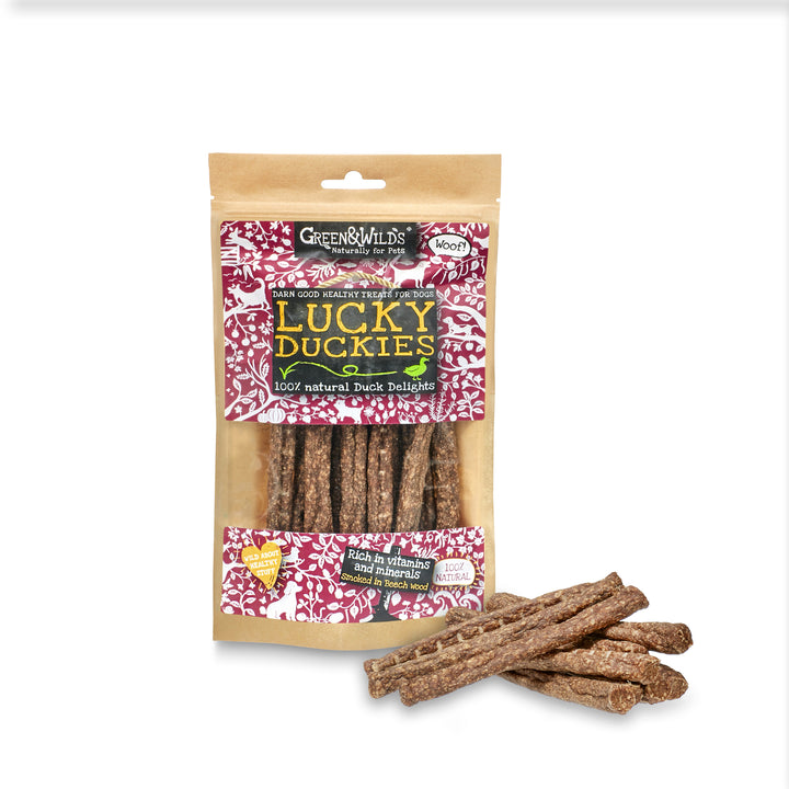 Lucky Duckies Dog Chews | Grain free | Green & Wilds - House Of Dog