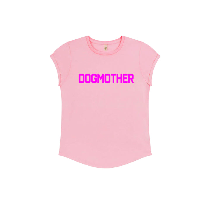 Neon Pink Dogmother Women's Fitted T-Shirt