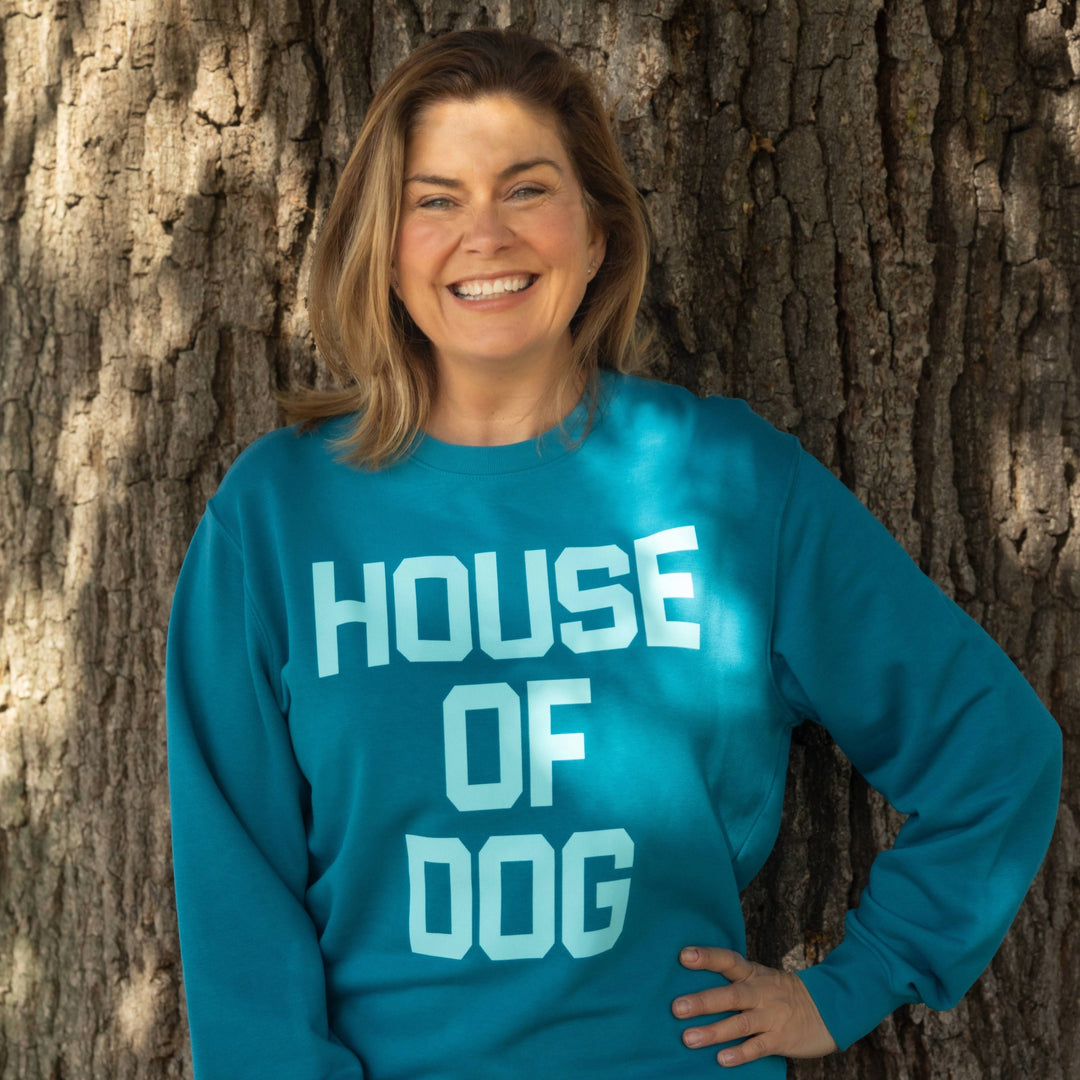 Turquoise House of Dog Unisex Sweatshirt