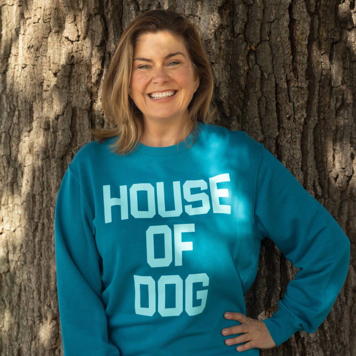 Turquoise House of Dog Unisex Sweatshirt